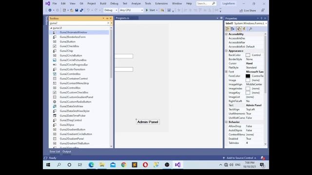 Login Form in C# | Window Form |Part 1 смотреть онлайн