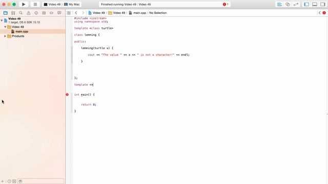 Multiple Class Templates - C++ Programming Tutorial #49 (PC / Mac 2015) смотреть онлайн