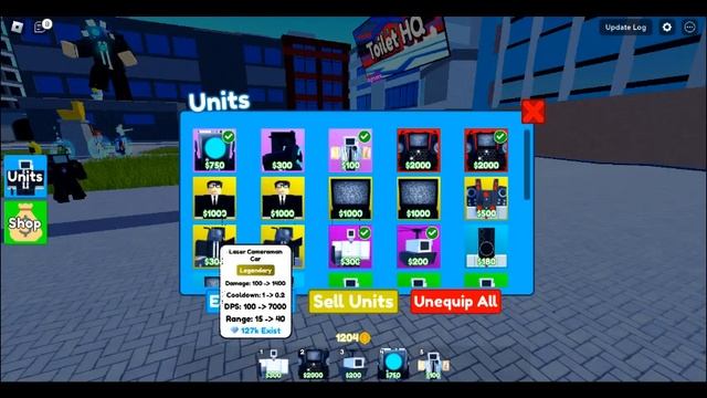 Toilet Tower Defense Inventory showcase смотреть онлайн