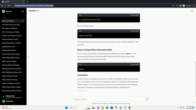 how to run python in git bash windows смотреть онлайн