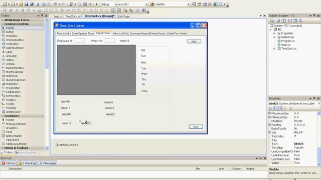 C# Programming Tutorial - Adjust Part 8 - Started Segs Group Box For Editing Records смотреть онлайн