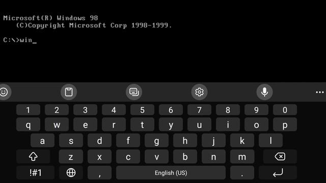 windows 98 simulation วิธีออกจากโหมด MS-DOS смотреть онлайн