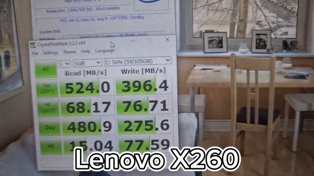 AHF SERVICE - TES BENCHMARK LENOVO X260 CORE i5 6500U смотреть онлайн