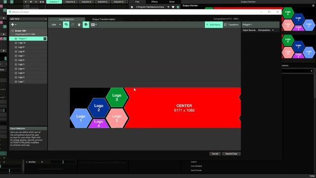 Resolume Arena 7 - Output Advanced - Group Layer