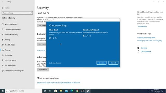 EASY STEP BY STEP UPDATED DECEMBER 2020 REFORMAT / RESET Windows 10 PC / LAPTOP смотреть онлайн