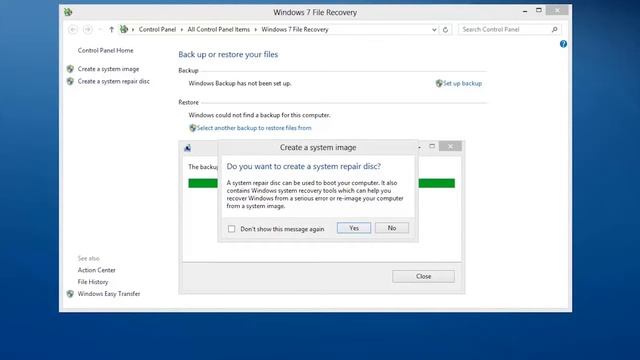 Using a System Image to Restore an HP Computer in Windows 8 смотреть онлайн