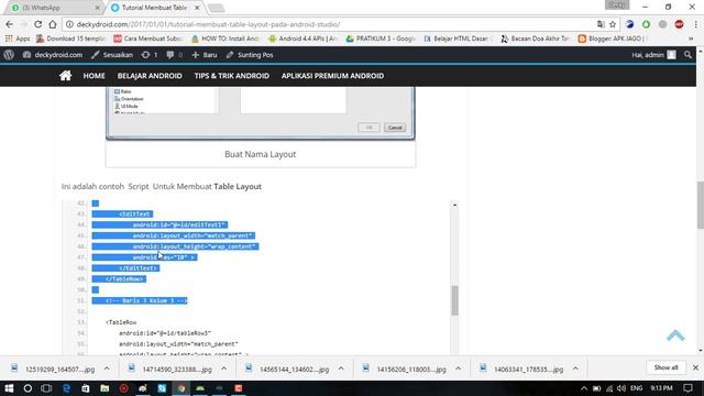 5 Menit Membuat Table Layout Pada Android Studio смотреть онлайн