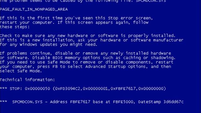 ブルースクリーンWindows NT (XP Vista 7 ) смотреть онлайн