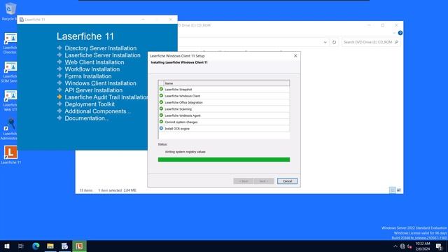 Installing Laserfiche Windows Client 11 смотреть онлайн