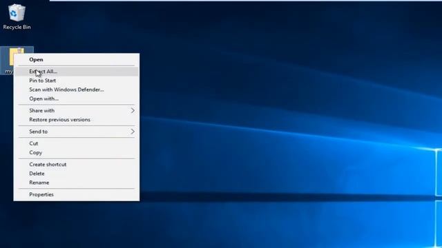 Windows 10 Unzip Zip And Extract Files In File Explorer - No Software Needed! смотреть онлайн