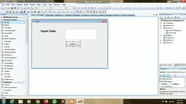 Membuat data Input / output dan MessageBox menggunakan C # / C Sharp смотреть онлайн