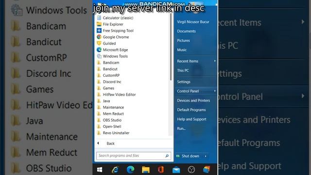 windows 7 start menu смотреть онлайн
