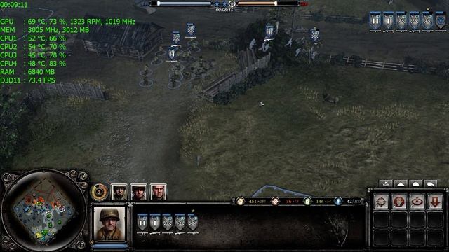 Company of Heroes 2 - Генерал Распутица / 4vs4 / Армия США смотреть онлайн
