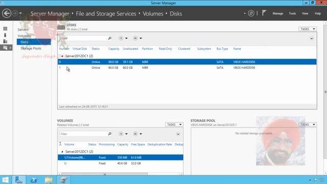 ✅ Add New Hard disk drive & Create Volume in Windows Server 2012 in Hindi смотреть онлайн