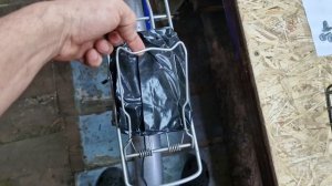 Легкая КОРЗИНА на багажник для велосипеда, мопеда, скутера, обзор и установка