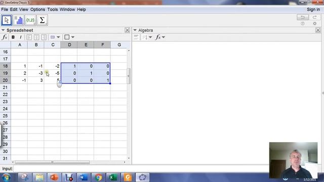 Using GeoGebra Classic 5 to Find the Inverse of a Matrix смотреть онлайн