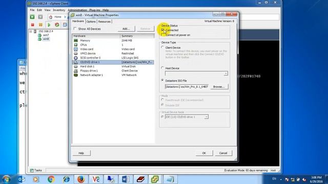 how to install os in vsphere client , install window in vsphere 5.5 смотреть онлайн