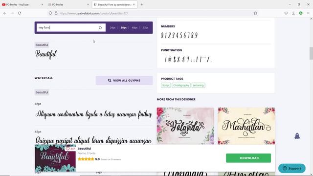 How to install a font - 500 Free Fonts with Commercial Use Licence for Print on Demand, Etsy, KDP смотреть онлайн