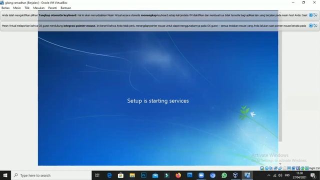 Tutorial Menginstal Windows 7(64-bit) Di virtual box смотреть онлайн