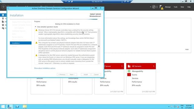 Active Directory Domain Services In Windows Server 2012 R2 I How To Install Active Directory