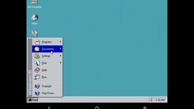 Windows 95 на Android смотреть онлайн