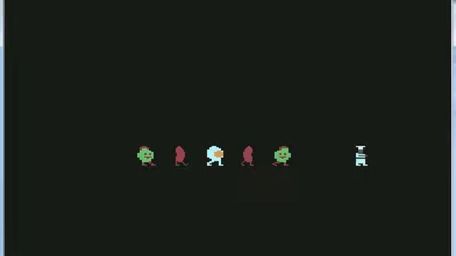 Burger Chase - Commodore 64 - emulador CCS64 v3.9.1 - probado Windows 7 x64 смотреть онлайн