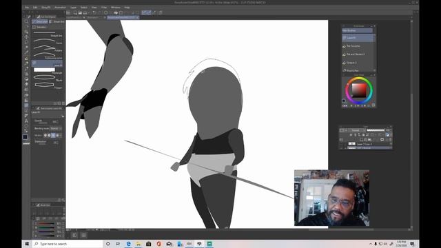 How I create poses with Lasso Fill Tool in Clip Studio Paint смотреть онлайн