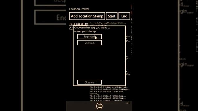 Working example of tracking app made for Windows Phone смотреть онлайн