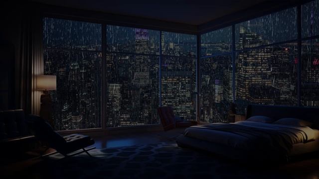 Gentle Rain Sounds for Relaxation and Sleep - Soothing Rainstorm Outside Your Window for Focus Stud смотреть онлайн