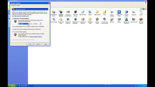 How to Automate Windows Update in Windows XP смотреть онлайн