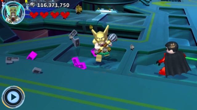 Lego Batman 3: Beyond Gotham (PS Vita/3DS/Mobile) Hawkman Gameplay смотреть онлайн