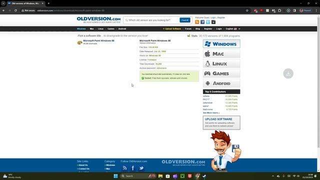 Windows 98 MS Paint and Windows XP Paint Free Download! смотреть онлайн