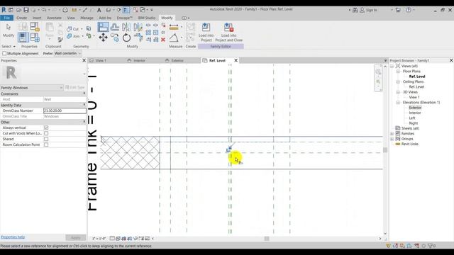Parametric Window Family Creation Part 1 смотреть онлайн