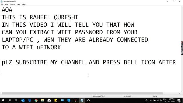 WIFI PASSWORD EXTRACTOR Windows 10 смотреть онлайн