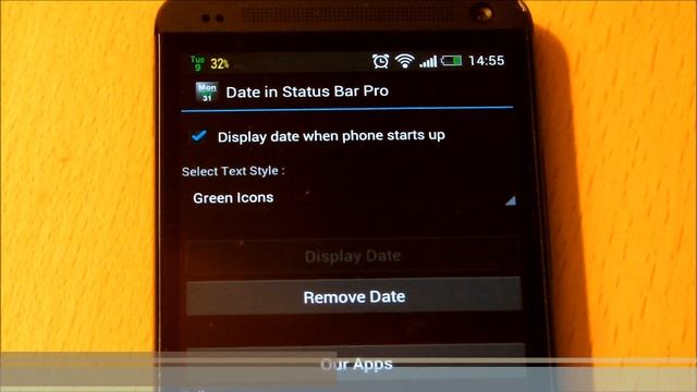 Date In Status Bar Pro смотреть онлайн