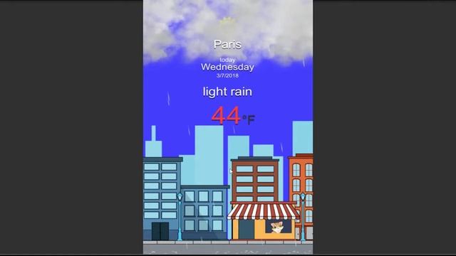 Animated Weather (Android application) смотреть онлайн
