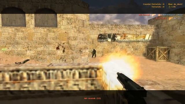 Counter Strike 1.6 - NiP | HeatoN Glock Ace Against NiP(new) - Inferno Online Showmatch
