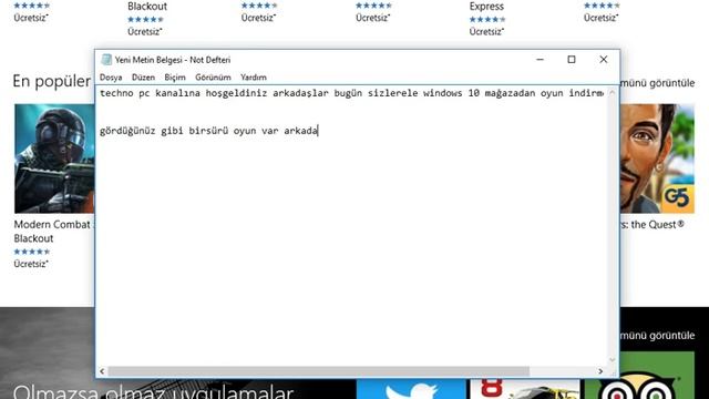 Windows 10 Mağazadan oyun indirme смотреть онлайн