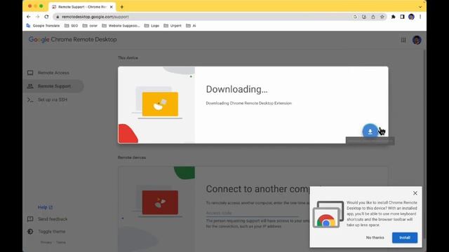 How to use Chrome Remote Desktop to Access Another and Your Computers ✅ 2023 ✅ MAC & Windows смотреть онлайн