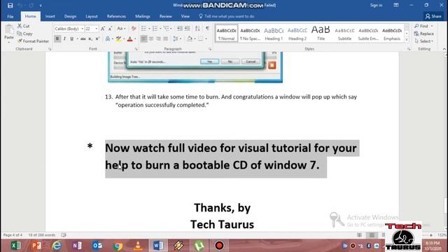 How to create a bootable CD using image burn for window 7/8/10 (Image Burn Tutorial) смотреть онлайн