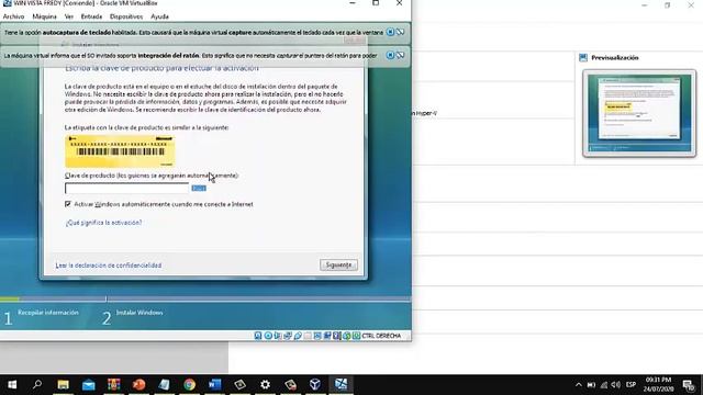 INSTALACION DEL SISTEMA OPERATIVO WINDOWS VISTA EN VIRTUAL BOX смотреть онлайн