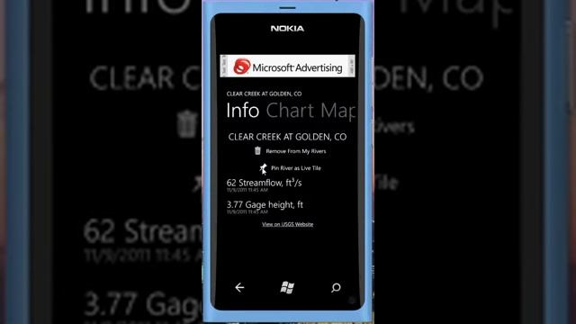 River Flows Windows Phone 7.5 App смотреть онлайн