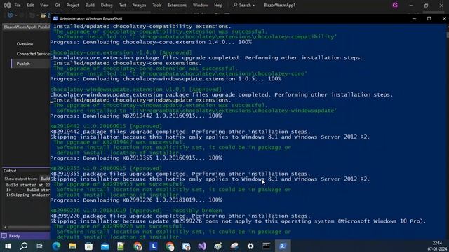 blazor wasm web assembly deploying manual from visual studio troubleshooting cli смотреть онлайн