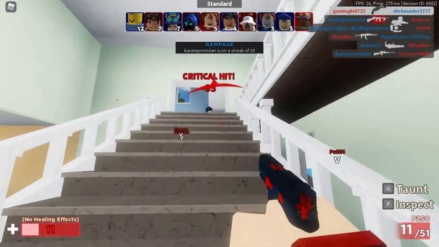 I GOT A RED SCREEN GLITCH ON ARSENAL!!!!! - Arsenal on Roblox смотреть онлайн