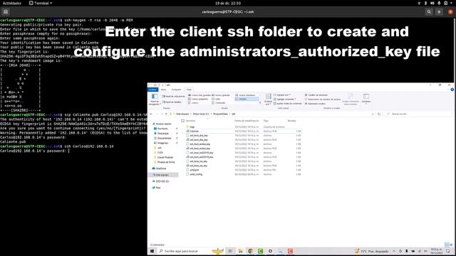 ssh and sftp connection whit rsa keys смотреть онлайн