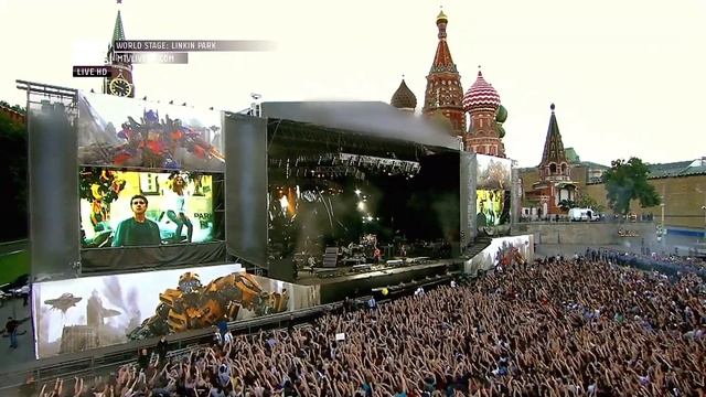 Linkin Park - Iridescent (Energy Up Version) Live Moscow, Russia 2011 [Red Square] 4K/60FPS