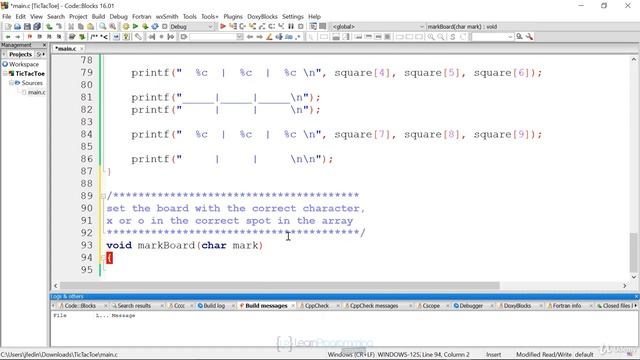 9 Demonstration Create a Tic Tac Toe Game смотреть онлайн