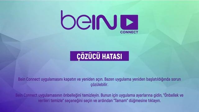 Bein Connect Çözücü Hatası Nasıl Düzeltilir смотреть онлайн