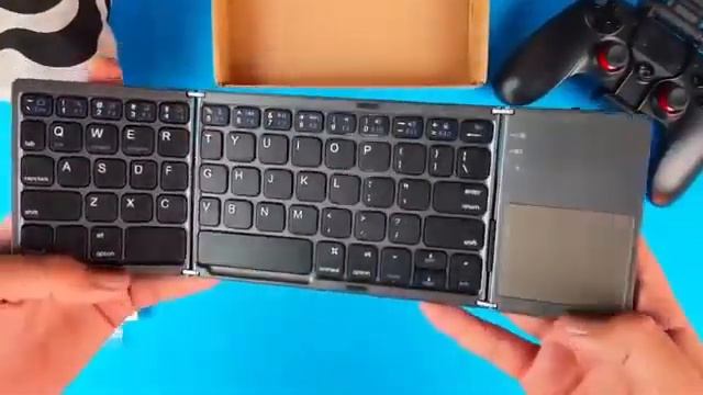 Foldable Wireless Bluetooth Keyboard смотреть онлайн