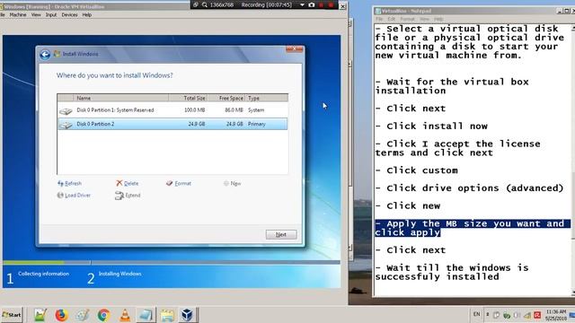 Install OS using VirtualBox смотреть онлайн